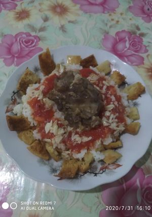 صورة لوصفة فتة