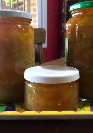Una foto de Tomates verdes en conserva