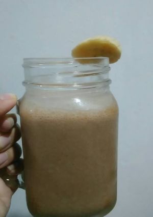 Foto resep Banana chocolate smoothie