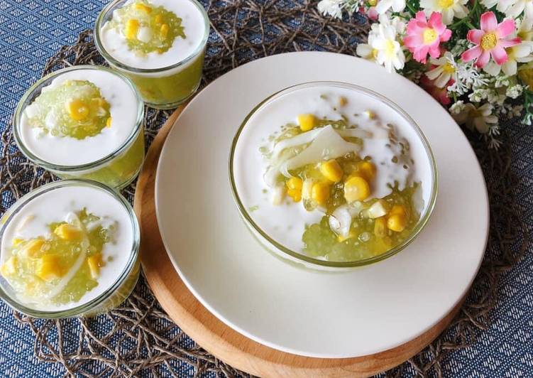 Easiest Way to Make Super Quick Homemade 🧑🏽‍🍳🧑🏼‍🍳 Thai Dessert • Coconut Pudding With Tapioca Pearls•Sago Dessert Recipe |ThaiChef Food