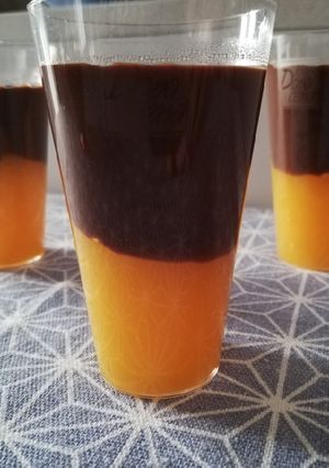 Foto di Budino cioccolato e arancia