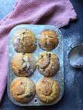 Vanilla Cupcakes with Milk Chocolate Chips