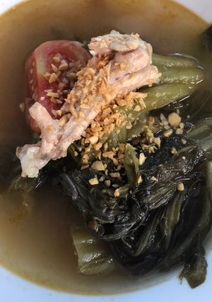 Foto resep Sup sawi asin