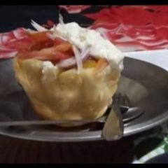 Katori chaat A picture of Katori chaat.