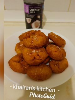 Crunchy coconut snack ainihin hoton girkin