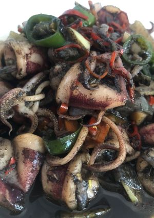 Foto resep Tumis Cumi hitam