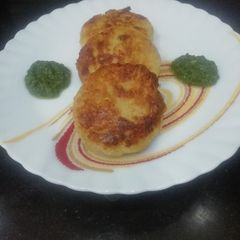 Crispie Oats & Potato Tikki A picture of Crispie Oats & Potato Tikki.