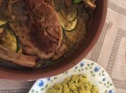 Una foto de carne cordero