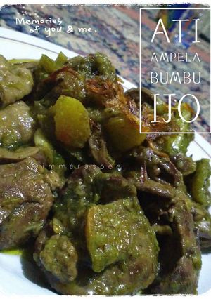 Foto resep Ati Ampela Bumbu Ijo