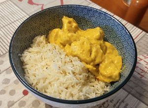 Foto di Pollo al curry & riso basmati