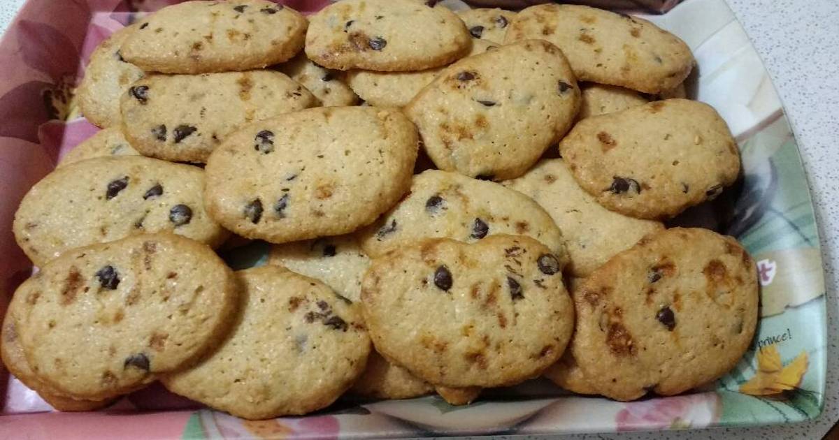 Galletas Con Crocante De Almendras Y Chips Receta De Silvia Dujan Cookpad