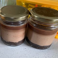 A picture of Nutella cheesecake.