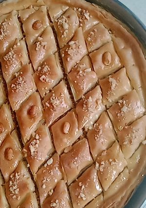 صورة لوصفة بقلاوة