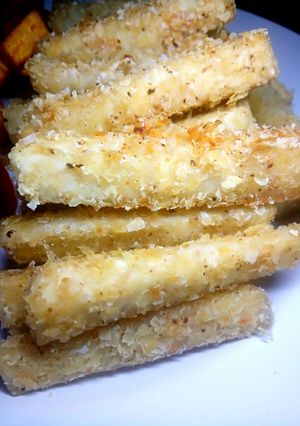 A picture of Crispy yam chips.