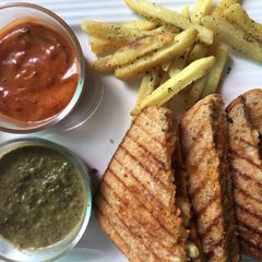 Vegetable Grilled Sandwich A picture of Vegetable Grilled Sandwich.