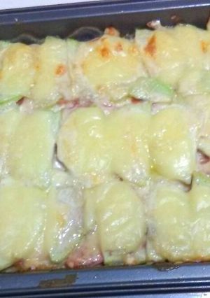 Una foto de Gratinado de papa y chayote