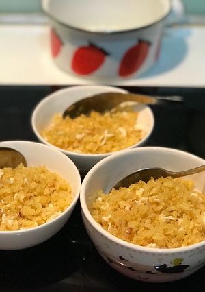 Hình của món Cơm chiên cá mặn.