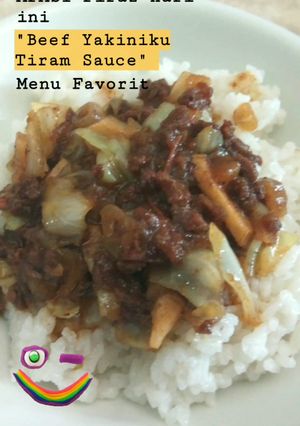 Foto resep MPASI 15 month Beef Yakiniku Tiram Sauce