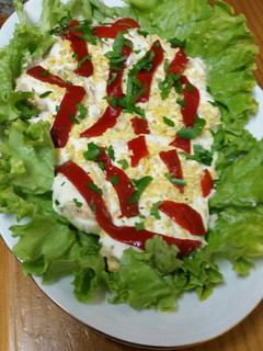 Una foto de Huevos rellenos