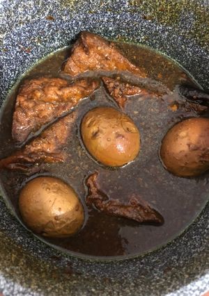 Foto resep Semur tahu telur