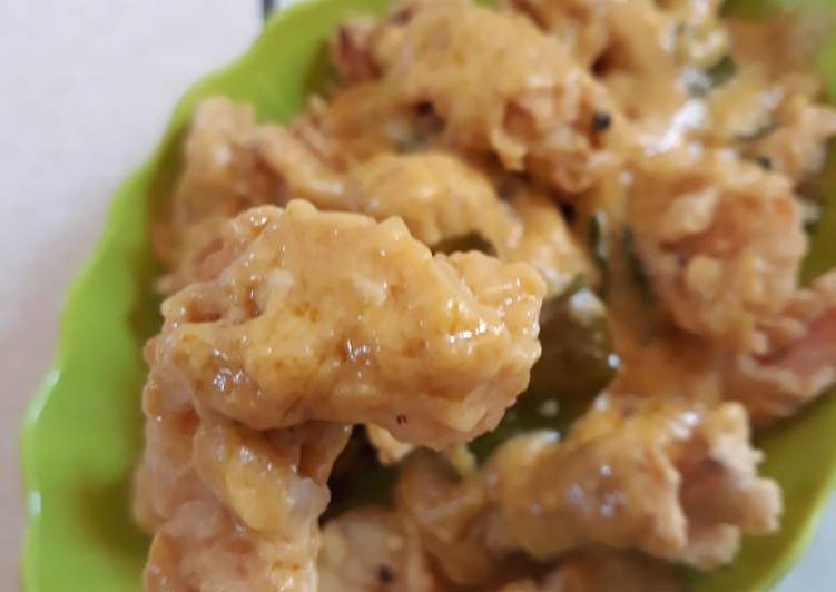 Cara Gampang Membuat Udang salted egg Anti Gagal