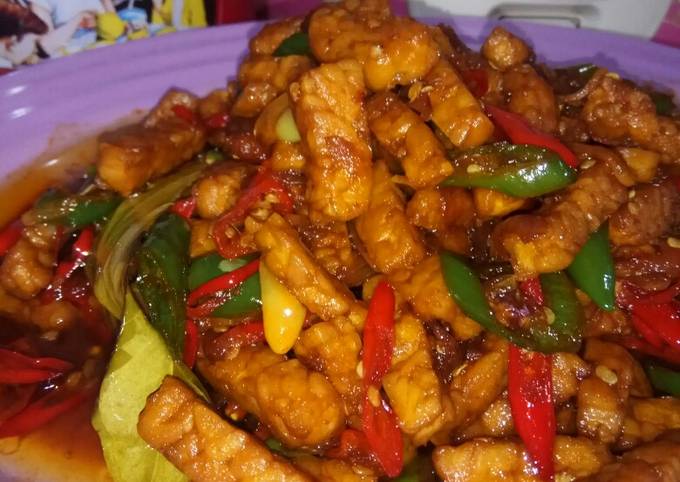 Yuk intip, Resep  memasak Oseng tempe cabe ijo dijamin menggugah selera