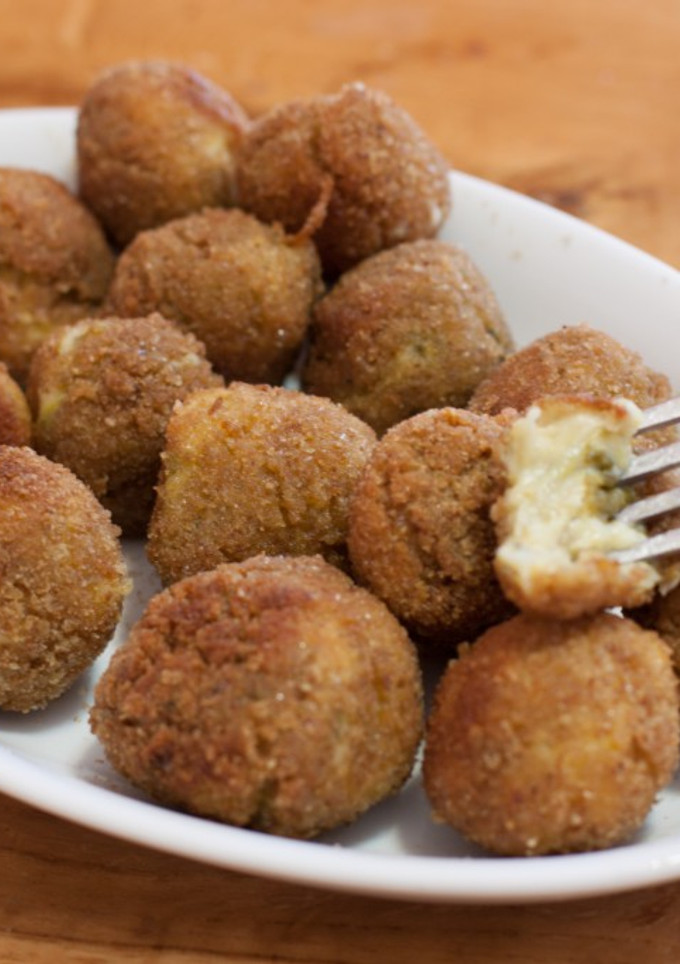 Una foto de Croquetas de lacón con grelos