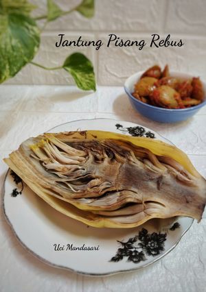 Foto resep Jantung Pisang Rebus