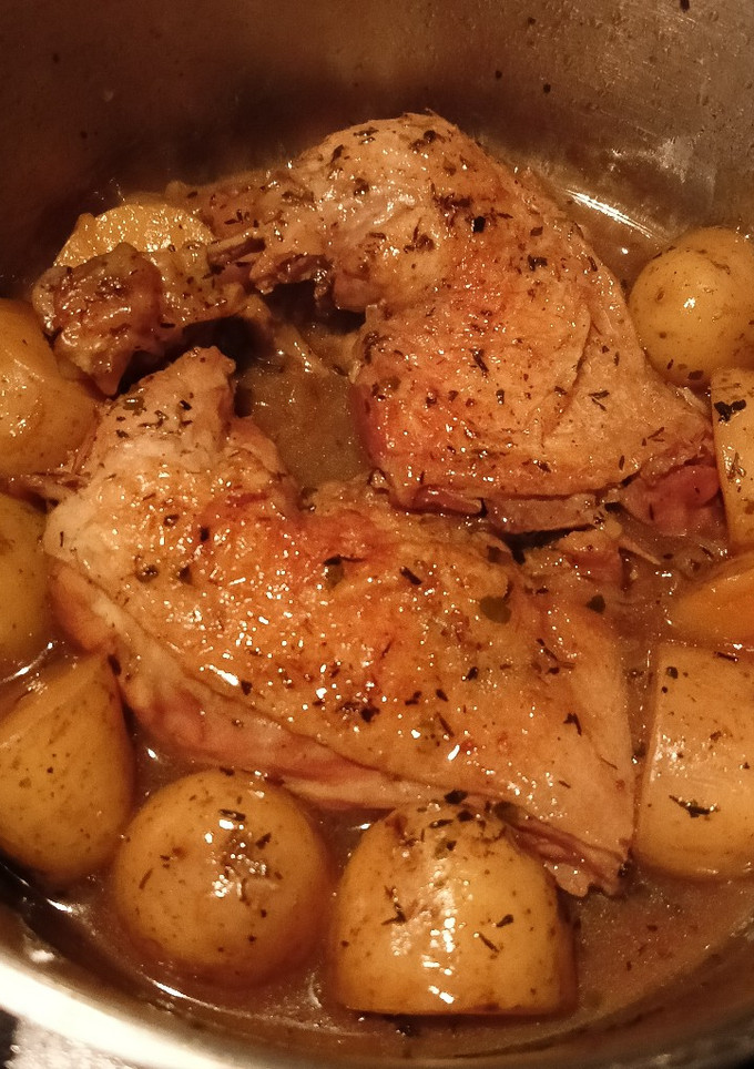 Una foto de Pollo Asado en olla Express