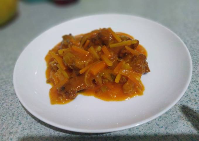 Resep Ayam asam manis Anti Gagal