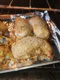 Italian breaded chicken breast (baked) also, air fryer friendly too