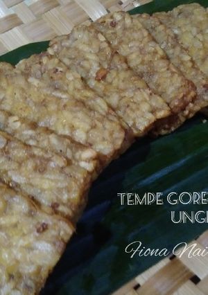 Foto resep Tempe goreng bumbu ungkep