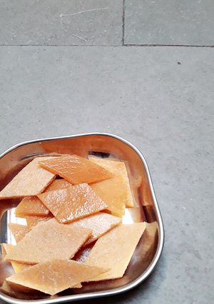 A picture of Mango katli.