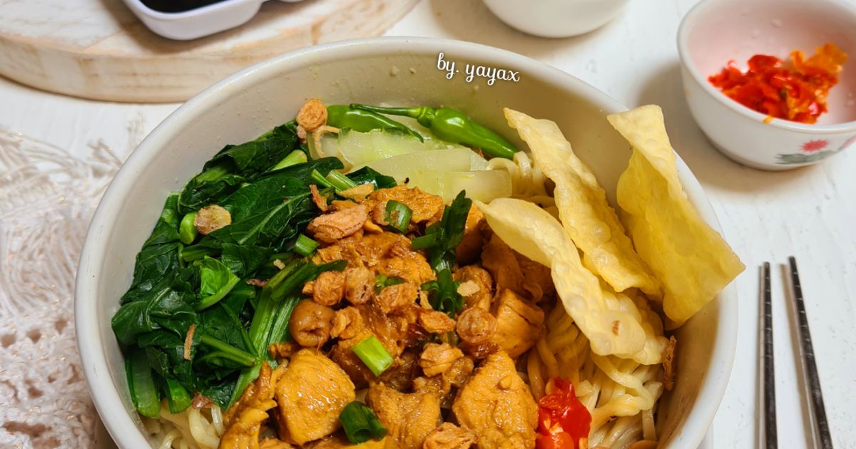 Mie Ayam ala abang-abang
