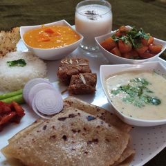 Gujarati Lunch A picture of Gujarati Lunch.