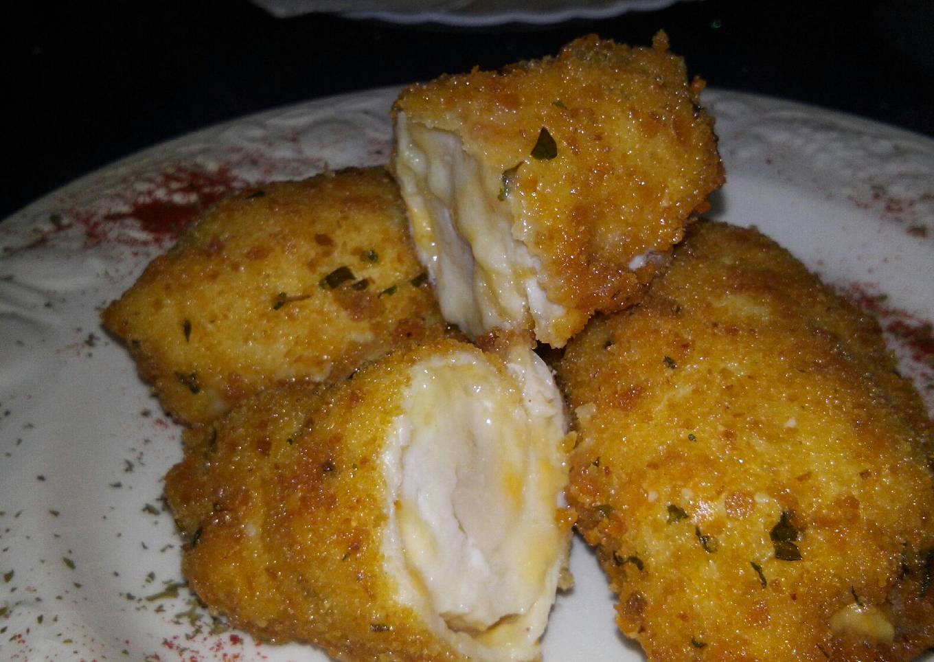 Rollitos de pechuga a los 4 quesos