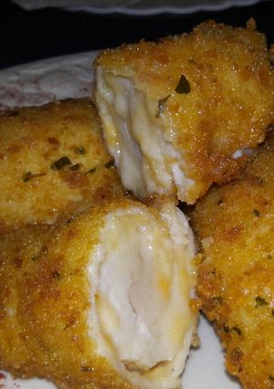 Una foto de Rollitos de pechuga a los 4 quesos