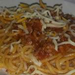 Espaguetis con ternera