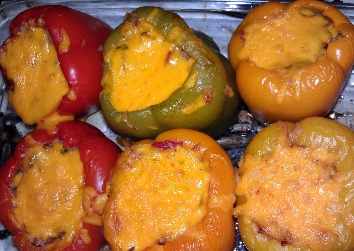 K's Stuffed bell peppers