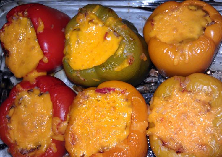 Simple Way to  K&#39;s Stuffed bell peppers