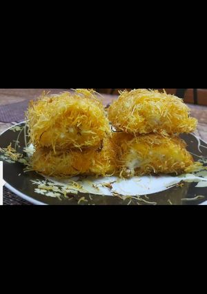 صورة لوصفة رول الكنافة