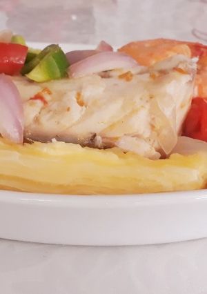 Una foto de Sudado de pescado róbalo