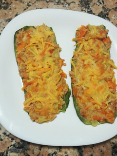 Una foto de Calabacines rellenos
