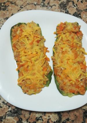 Una foto de Calabacines rellenos