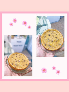 Una foto de Mini tarta de dulce de leche y chispas de chocolate 💌