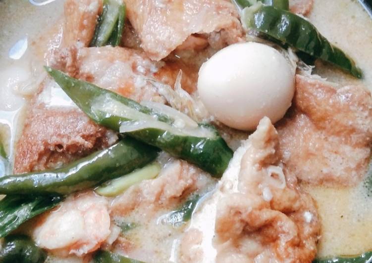 Sayur cabe hijau vs tahu kulit (jangan sabrang 😊)