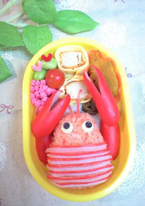 A picture of Crayfish Bento.