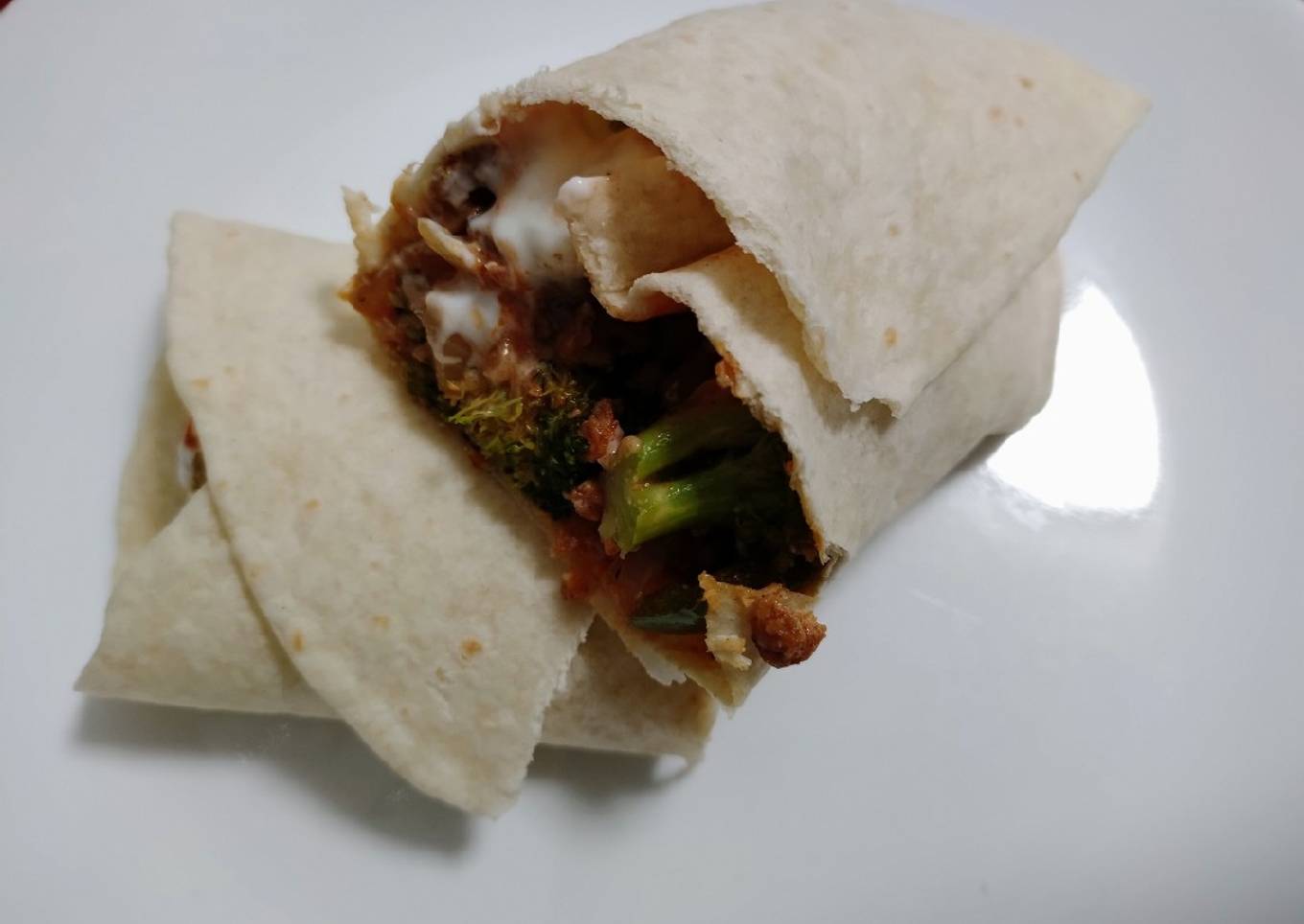 Pork and veg fajitas