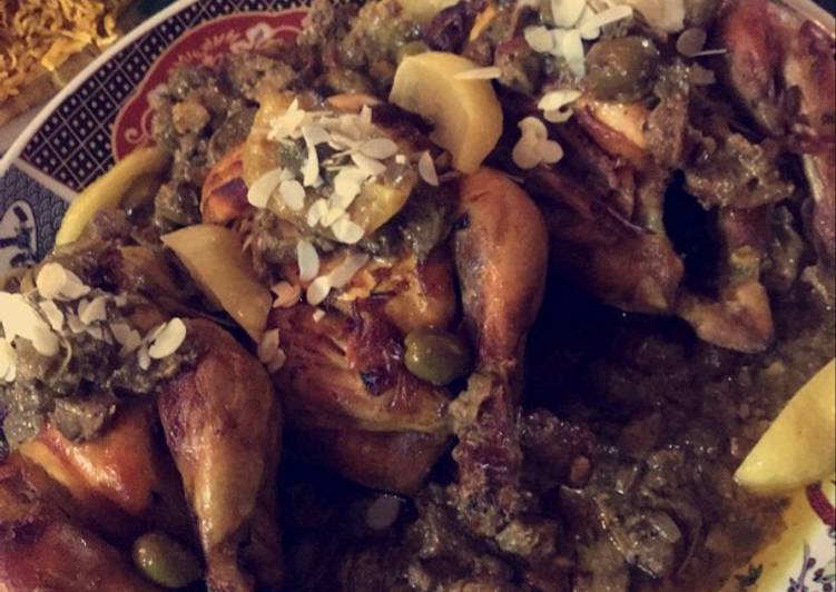 دجاج محمر على الطريقة المغربية