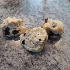Cranberry Scones A picture of Cranberry Scones.